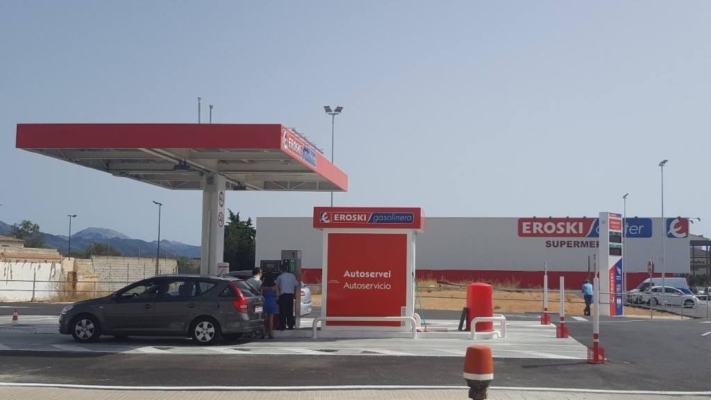 EROSKI_Mallorca_gasolinera