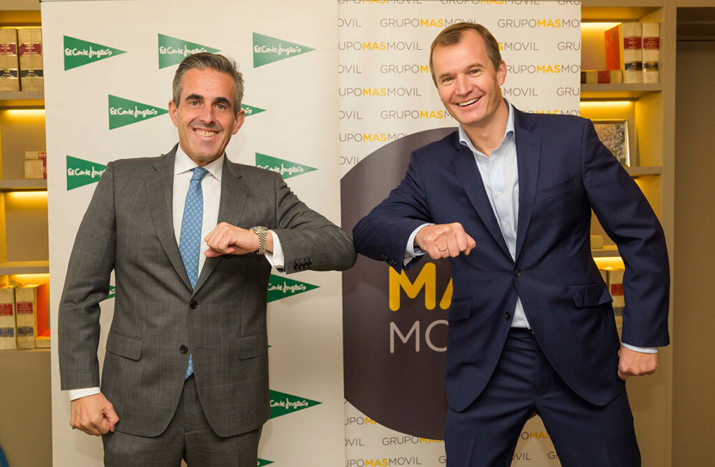 El Corte Inglés y Grupo Masmovil, aliadas para impulsar servicios al cliente