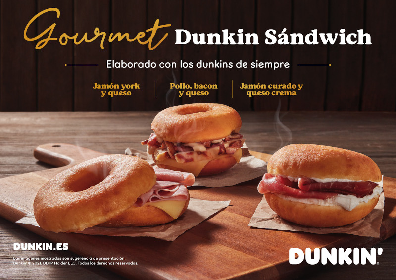 Dunkin' lanza los primeros donuts salados del mercado