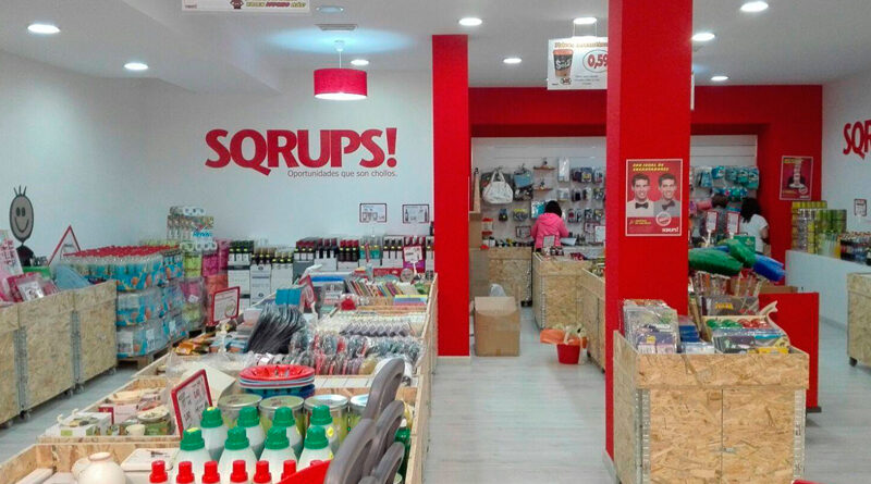 interior de una tienda Sqrups!