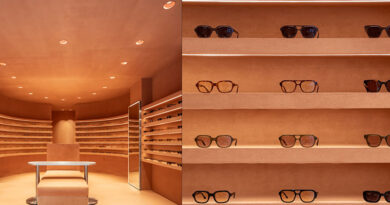 Con un diseño minimalista, el espacio de 40 m2 destaca por su estética monocolor