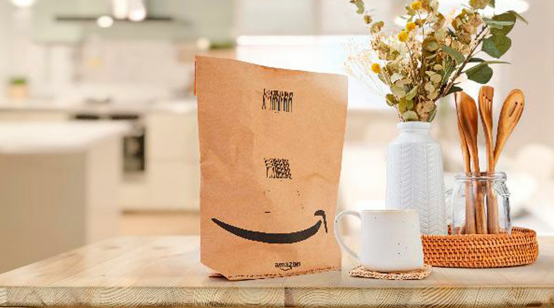 Amazon sustituye los sobres con plástico de burbujas por uno de papel