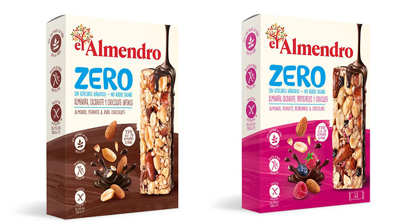 El Almendro estrena las dos variedades de sus barritas ‘zero’