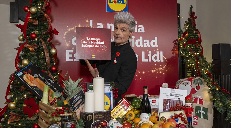 Nacho Guerreros acude al acto de presentación del menú navideño de Lidl