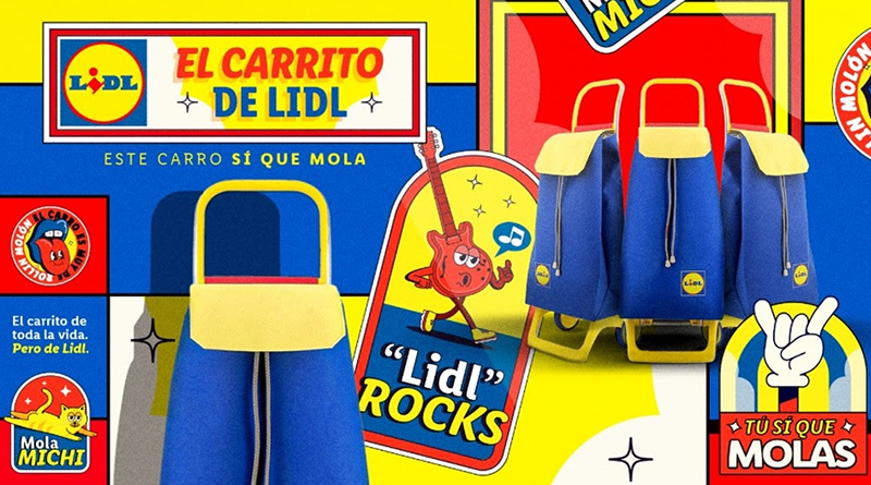 El carrito de Lidl es el primer modelo de carrito que lanza la compañía y es completamente personalizable, ya que incluye 18 adhesivos para decorarlo