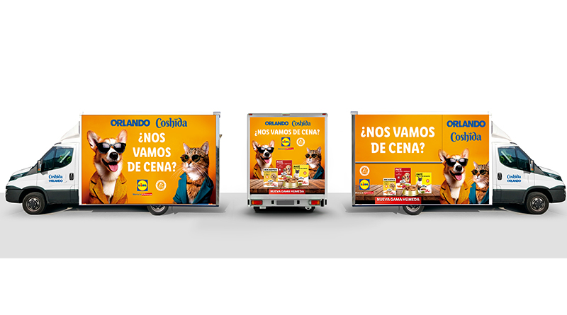 Desde el 4 de marzo hasta el 5 de abril, el Pet Truck de Lidl recorrerá 11 ciudades españolas repartiendo 240.000 muestras gratuitas