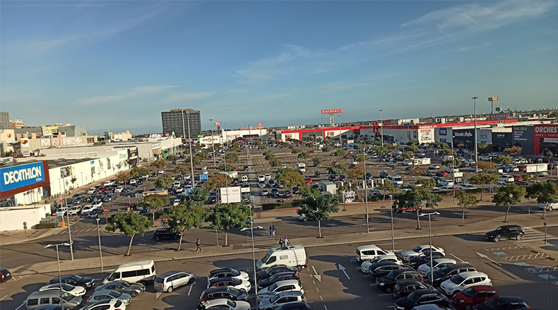 El parque comercial Alfafar Parc en Valencia antes de la DANA del 29 de octubre de 2024