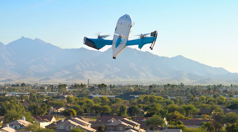 Amazon inicia las entregas con drones en Reino Unido