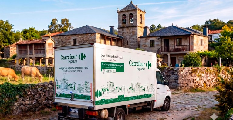 el vehículo está equipado con una caja en modo local que permite realizar los cobros durante la ruta de forma ágil