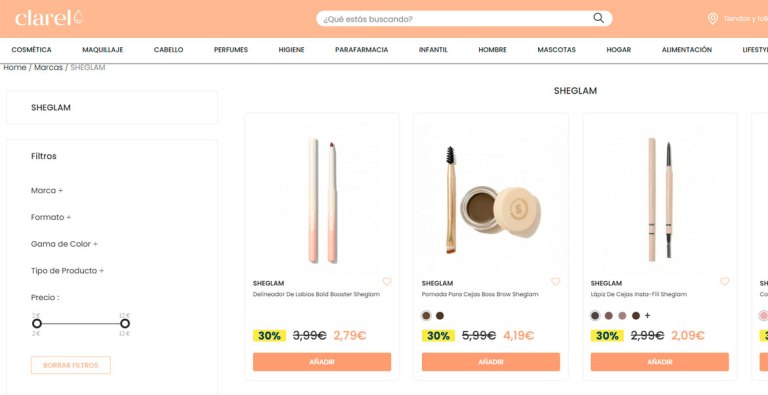 Shein acuerda con Clarel la distribución de su marca de maquillaje
