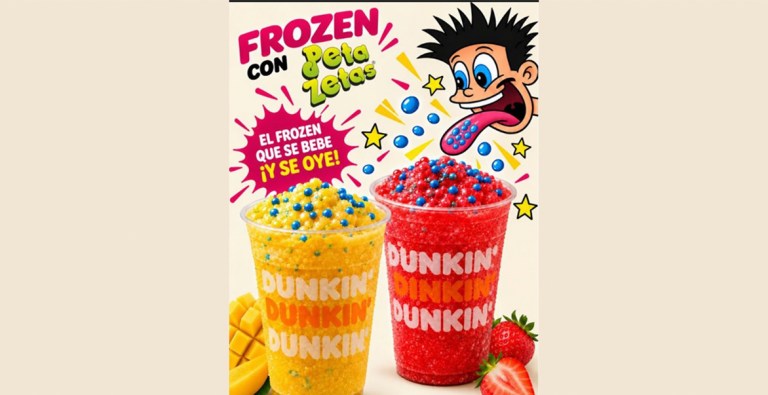 Ambas propuestas combinan las bebidas heladas de Dunkin’ con los gránulos de la marca de caramelos