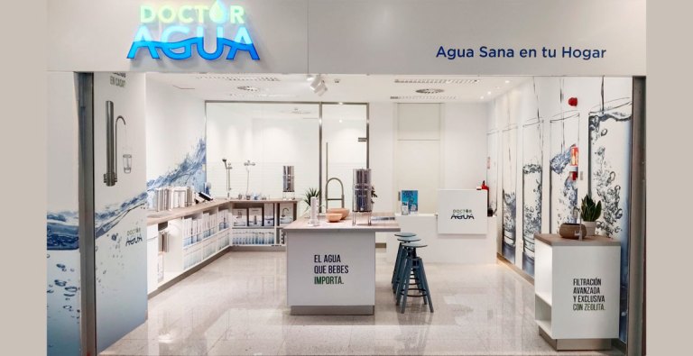 Doctor Agua se lanza al canal físico con su primera tienda en Madrid