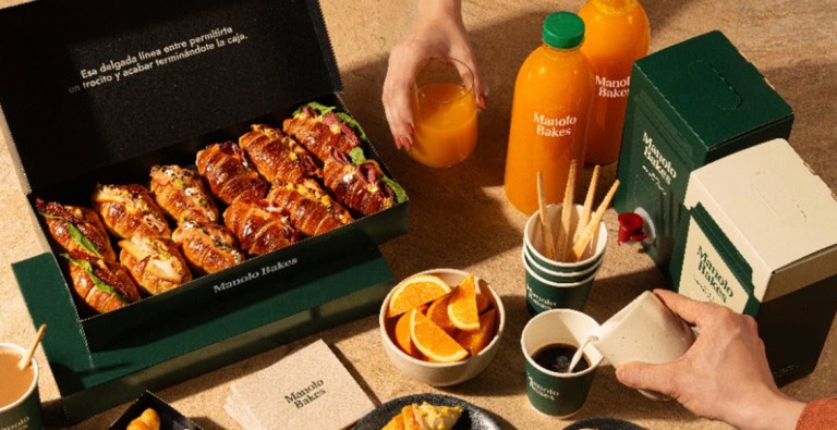 La propuesta incluye Manolitos dulces y salados, Palmitas y café 100% arábica, con distintas configuraciones