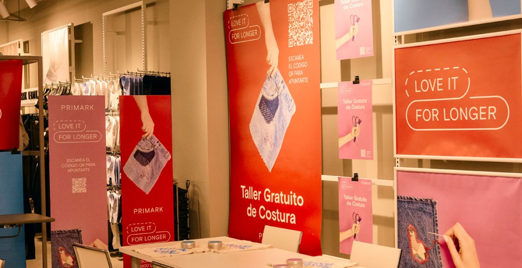 Primark organiza un nuevo taller de reparación de prendas